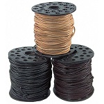 2314 Nahkalanka 2 mm x 45,7 m Musta